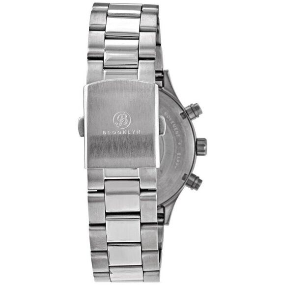 NWT Brooklyn Watch Co. Fashion Men's Quartz Steel Authentic Watch - Picture 4 of 5